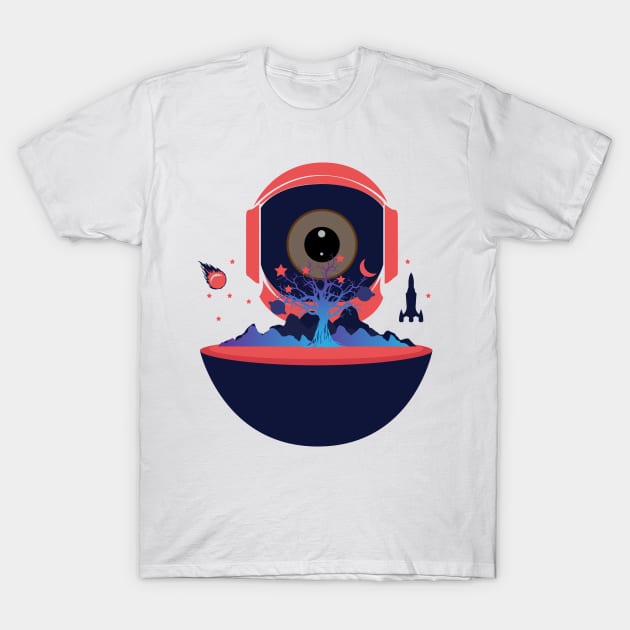 Survival Planet T-Shirt by RJ-Creative Art